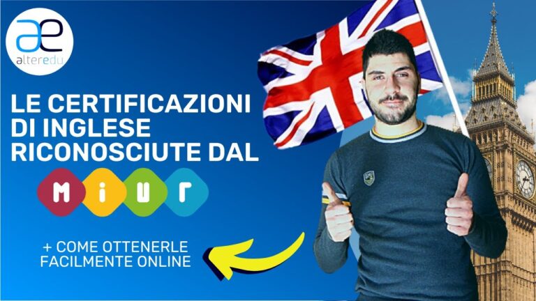 Guida ai Certificati di Inglese Riconosciuti