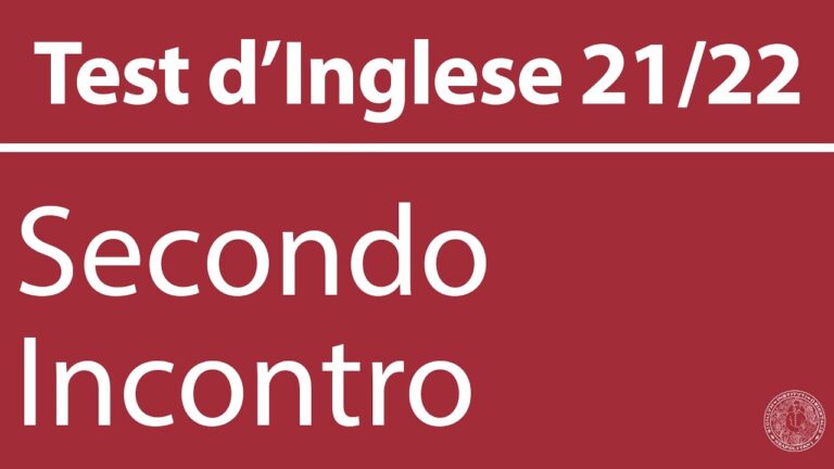 Test d’ingresso di inglese online per la prima superiore